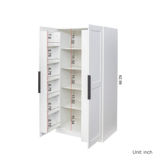 62.99 Inch Kitchen Storage Cabinet